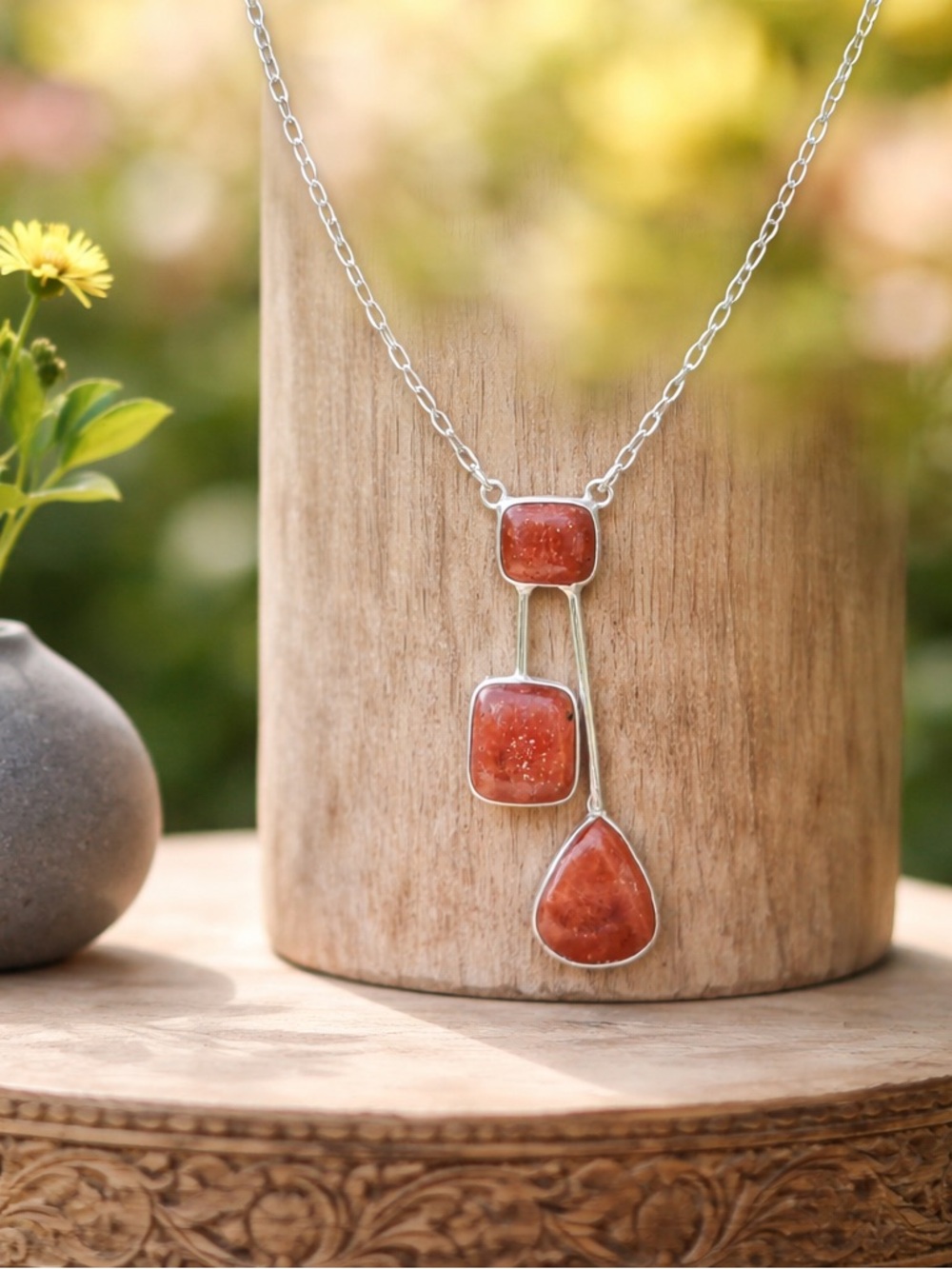 Sunstone Necklace
